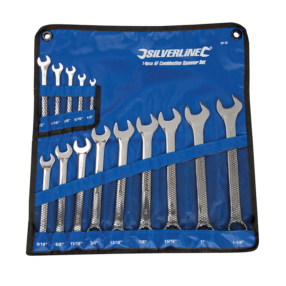 Combination Imperial Spanner Set 1/4