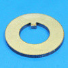 Front wheel bearing retaining washer