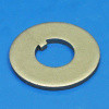 Front wheel bearing retaining washer