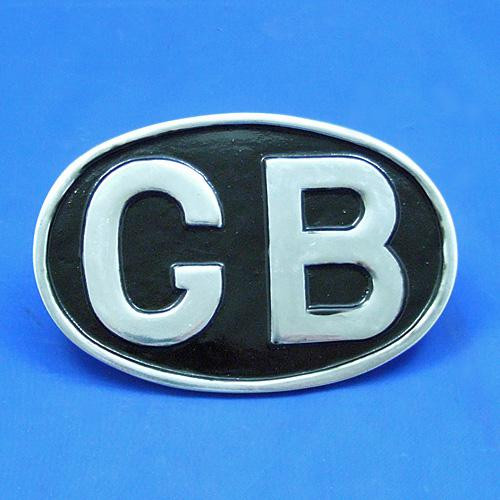 Oval GB plaque