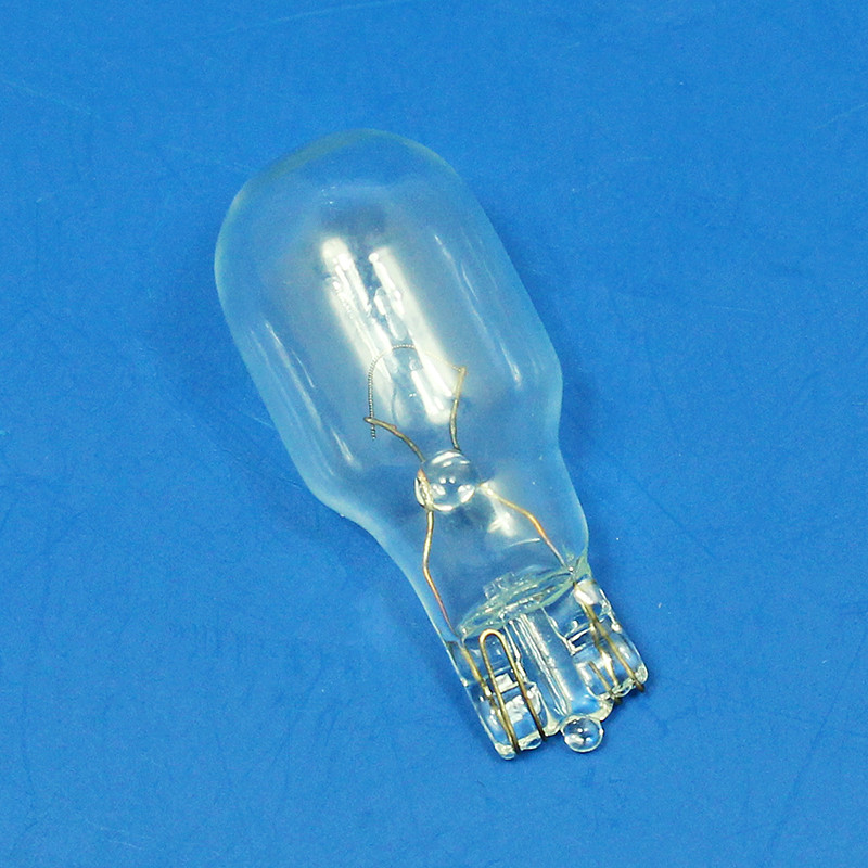 6 Volt 18W WEDGE T15 W16W base CLEAR Warning bulb