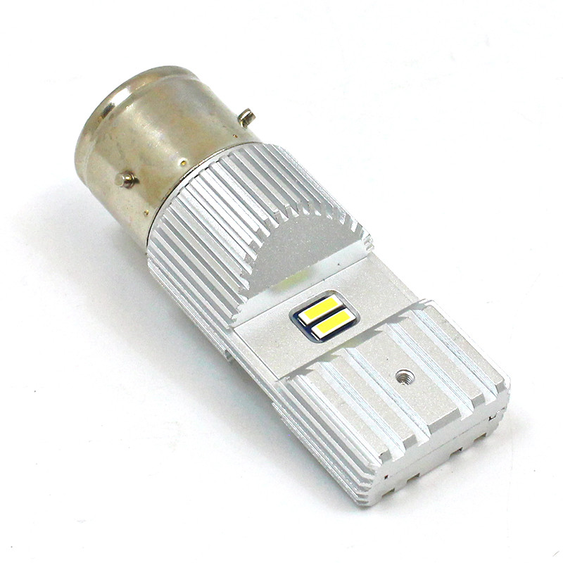 White premium 6, 12 & 24V LED Head and Spot lamp - BA21S (single contact) base