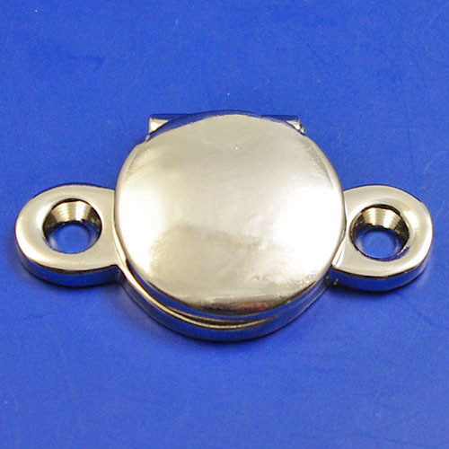 Budget lock cover - Plain, Eared - Nickel