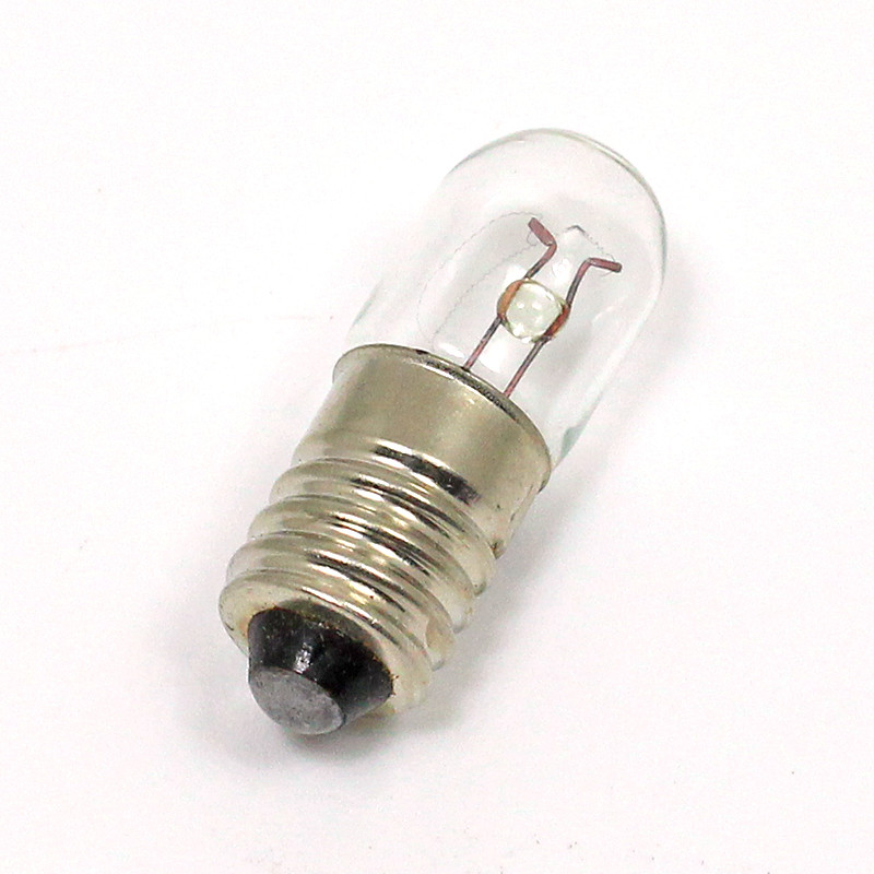 12 Volt 2.2W MES E10 base Instrument & Panel bulb with Tubular T10 glass