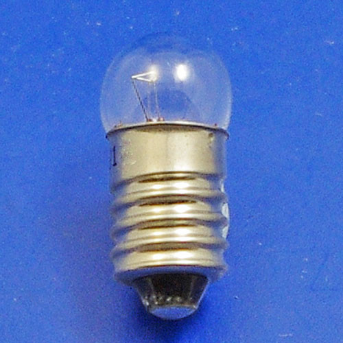 6 volt miniature Edison screw MES E10 base 2.2 watt auto bulb