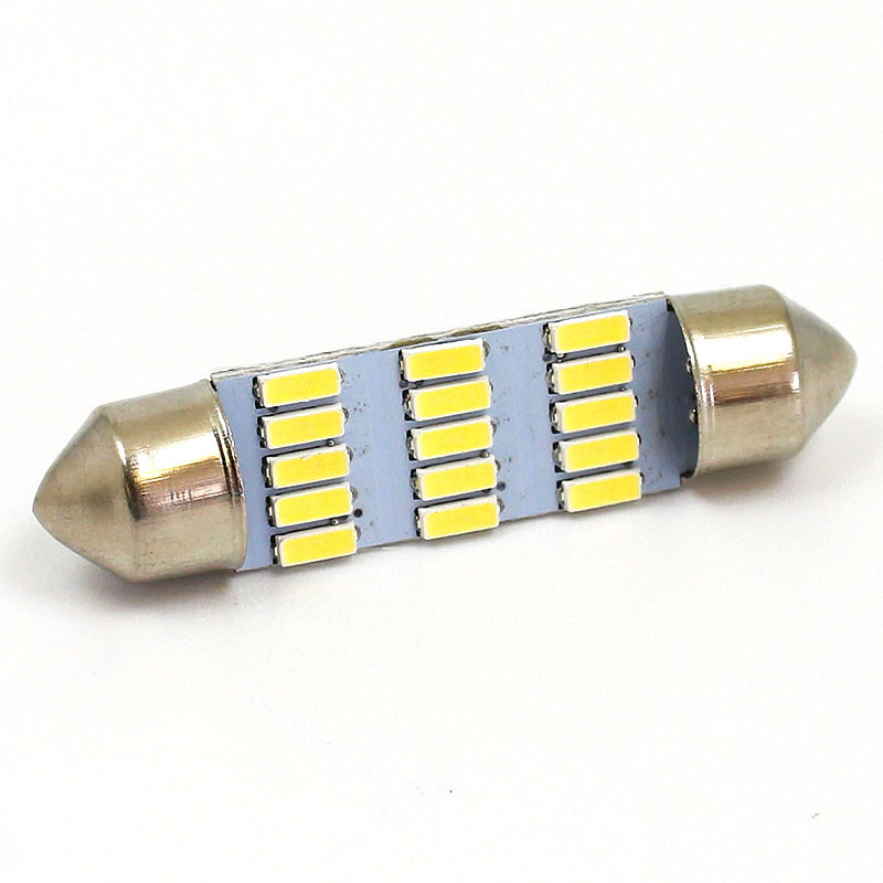 White 6V LED Festoon lamp - 15x42mm FESTOON fitting