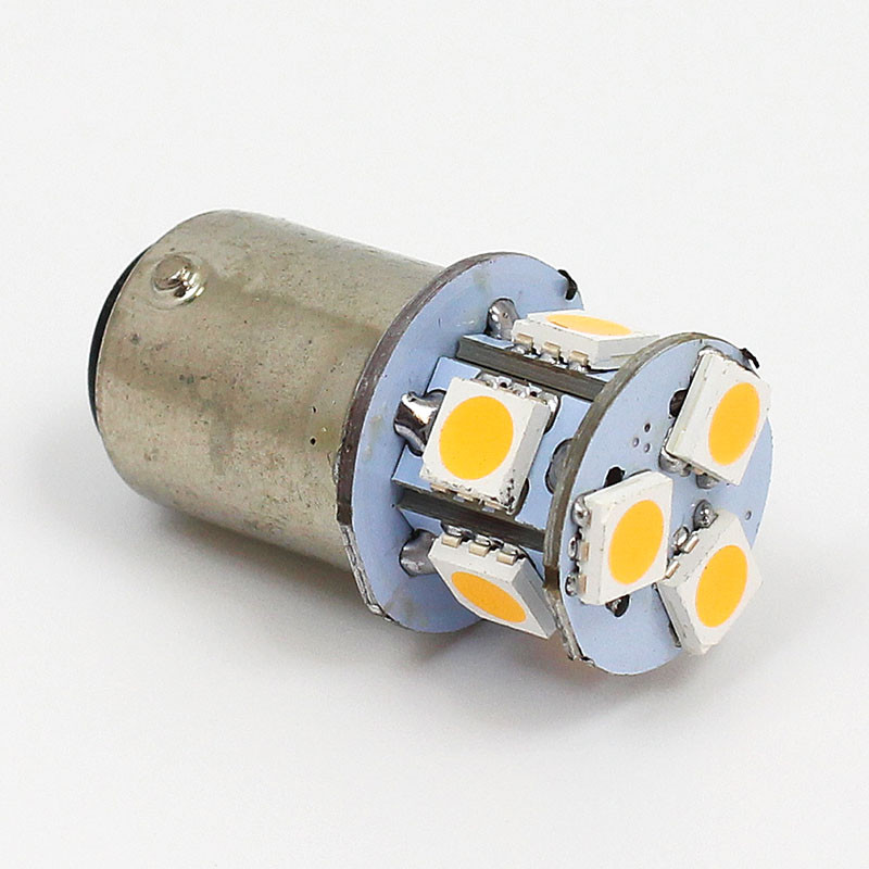 Warm White 12V LED Side lamp - SBC BA15D base