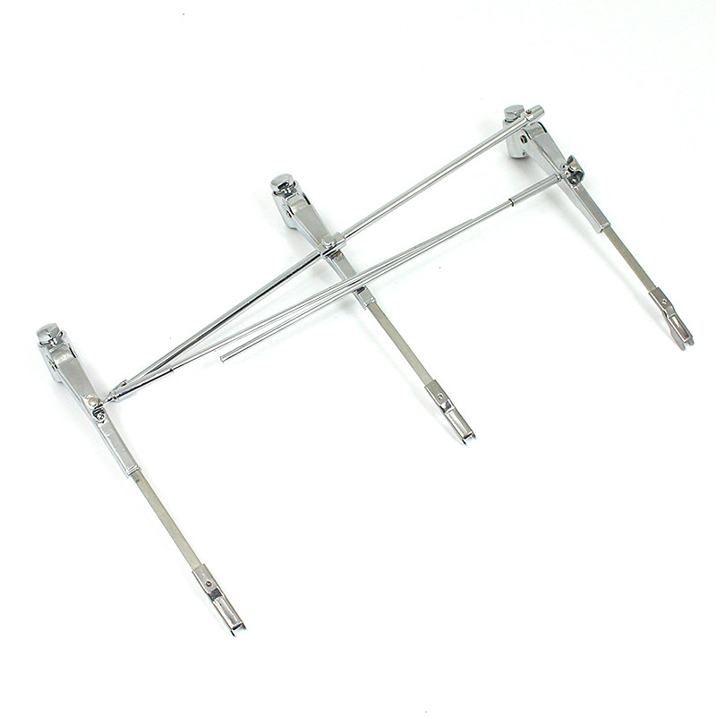 Triple wiper assembly - Pre-war pattern, black chrome or nickel finish - Nickel