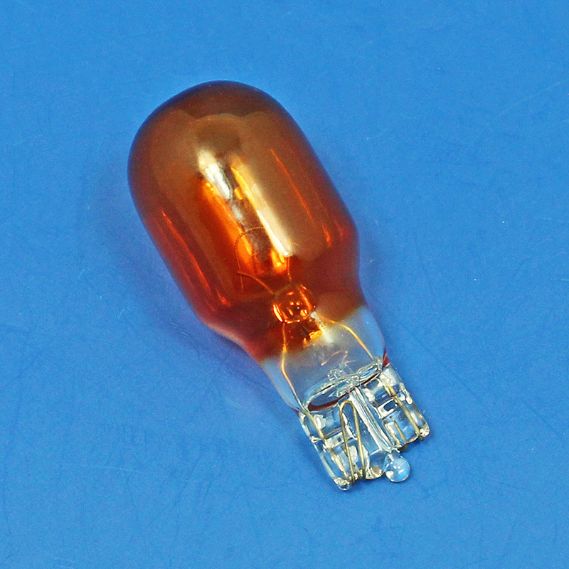 6 Volt 18W WEDGE T15 W16W base AMBER Warning bulb