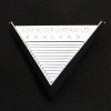 Ford triangle chrome wing badge