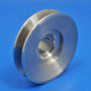 Crankshaft pulley for gear driven cam engine